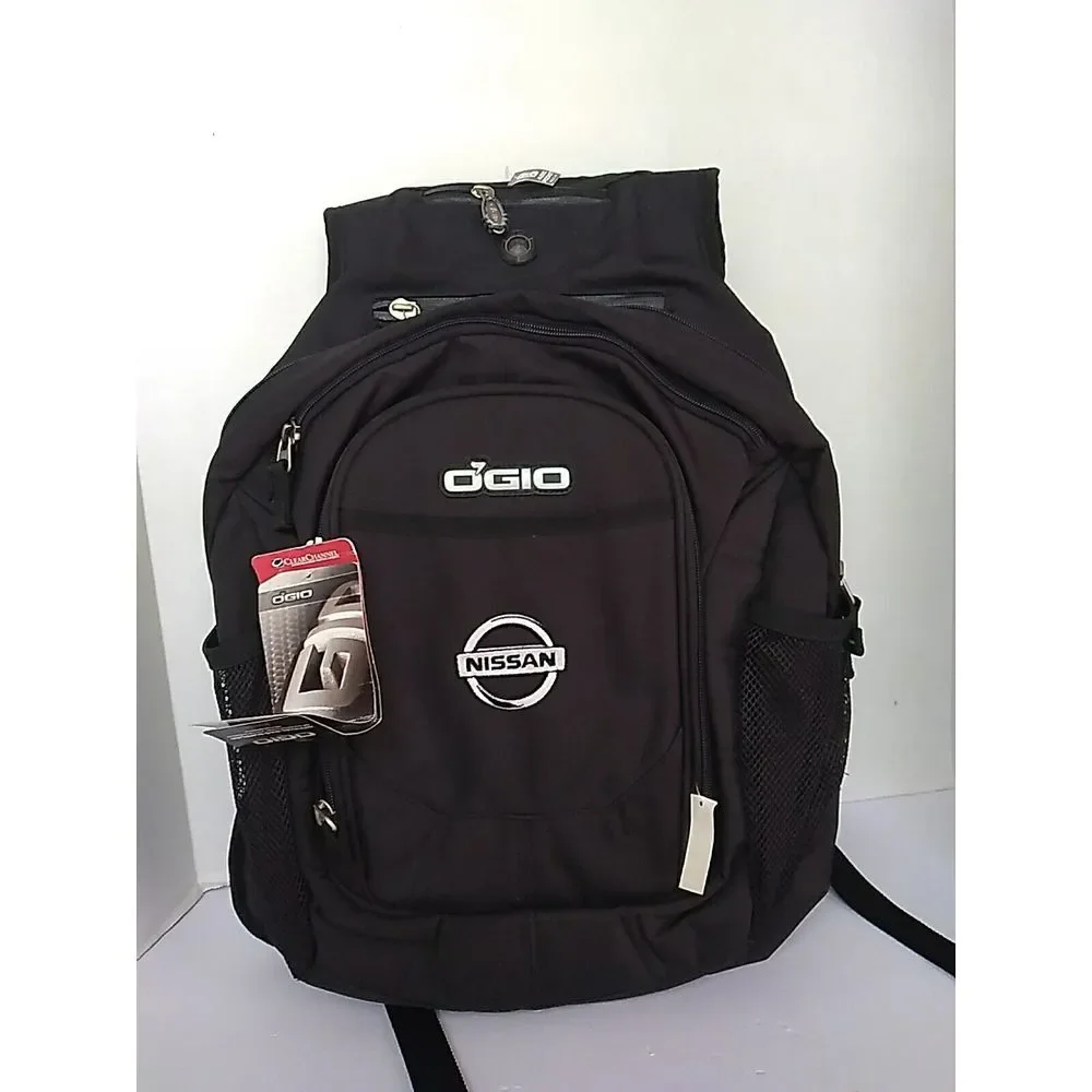 O'Gio Fugitive Black Nissan Car Accessories ‎ Backpack with Laptop Pocket Large